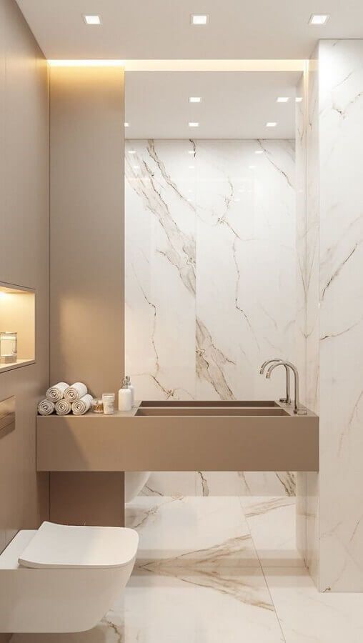 Marble bathroom